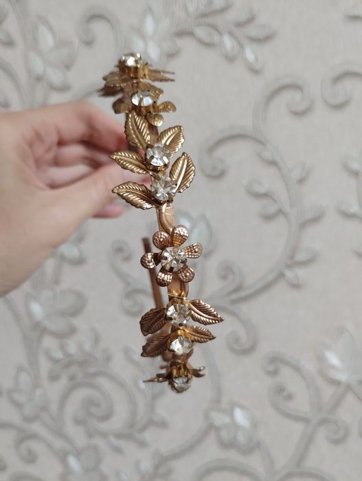 Металлический ободок на голову обруч на голову