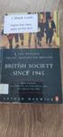 British society since 1945  Arthur Marwick