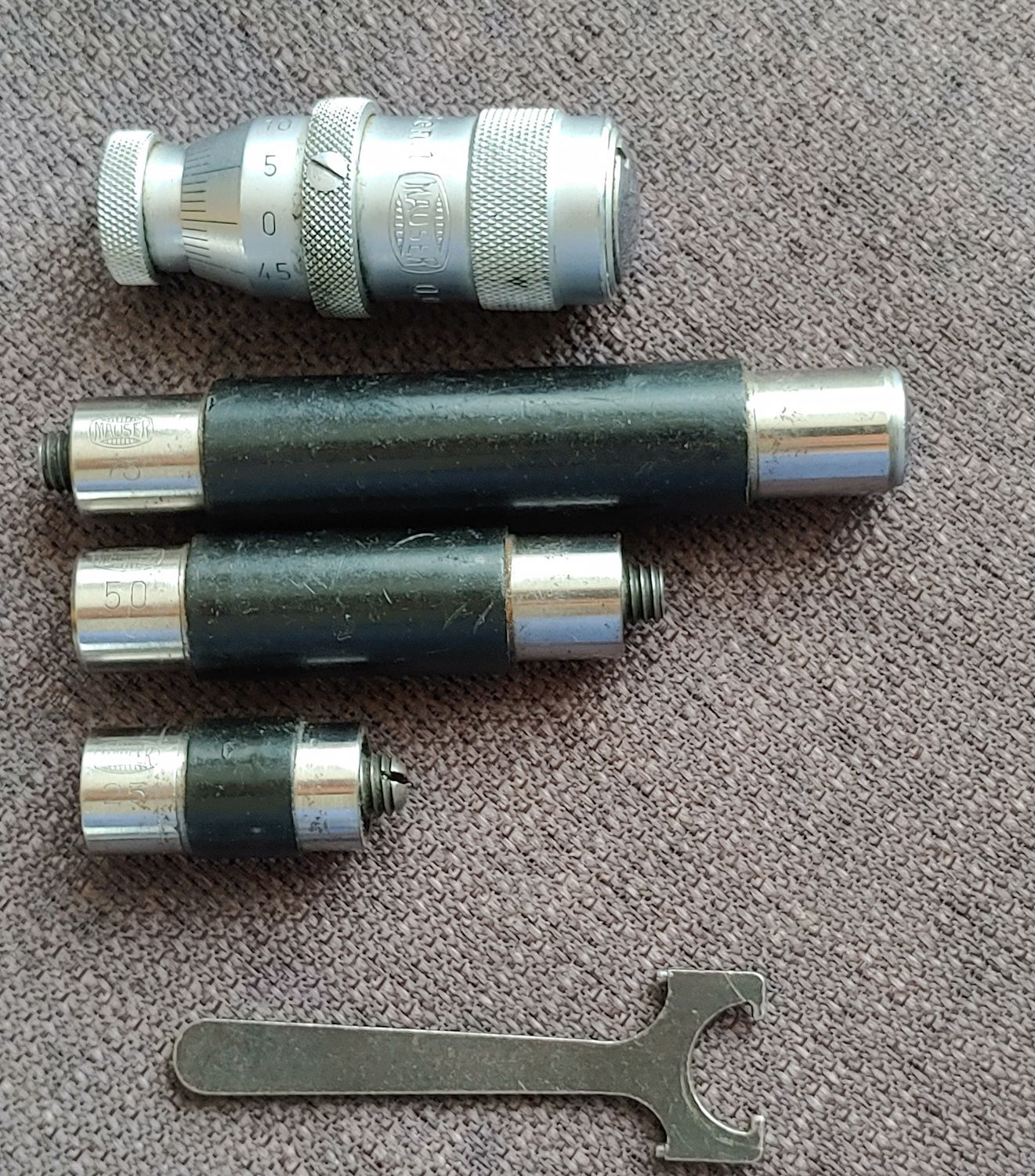 Mikrometr wewnętrzny średnicówka mikrometryczna Mauser przedłużacze