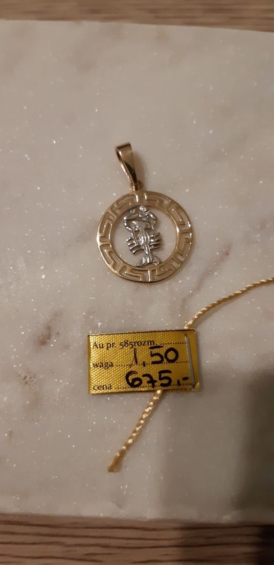Wisiorek znak zodiaku rak