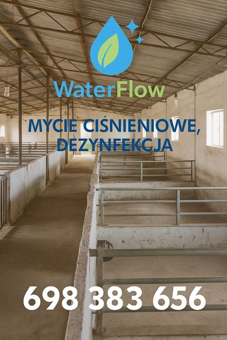 Mycie dezynfekcja budynków inwentarskich