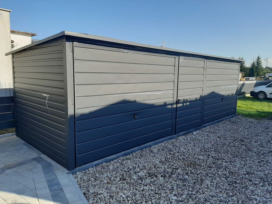 Garaż Dwustanowiskowy 6x5 Konstrukcja OCYNK