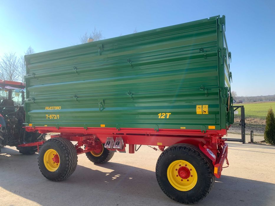 PRZYCZEPA WYWROTKA PRAESTBRO 12T sprowadz zarej kaweco briomont pronar