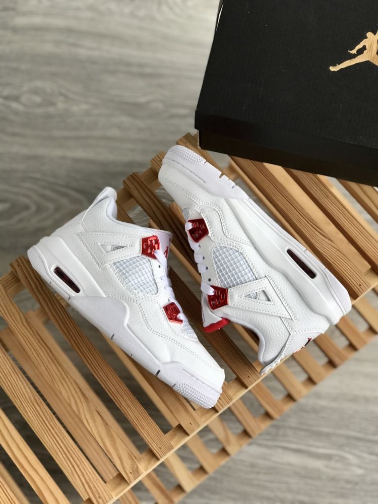 Buty Nike Air Jordan Retro 4 Red Metallic 36-45 unisex trampki