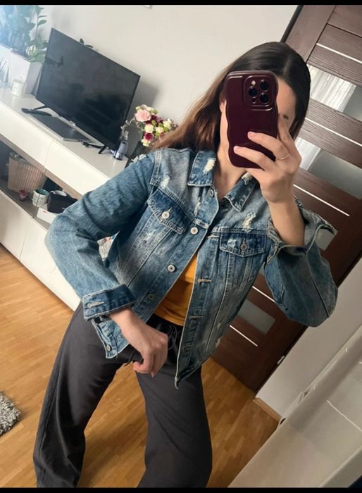 Kurtka jeansowa damska