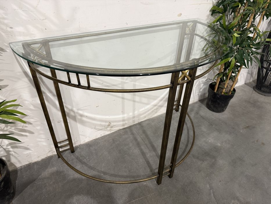 Ładna stylowa konsola szkło szlifowane super stan dowóz wysyłka