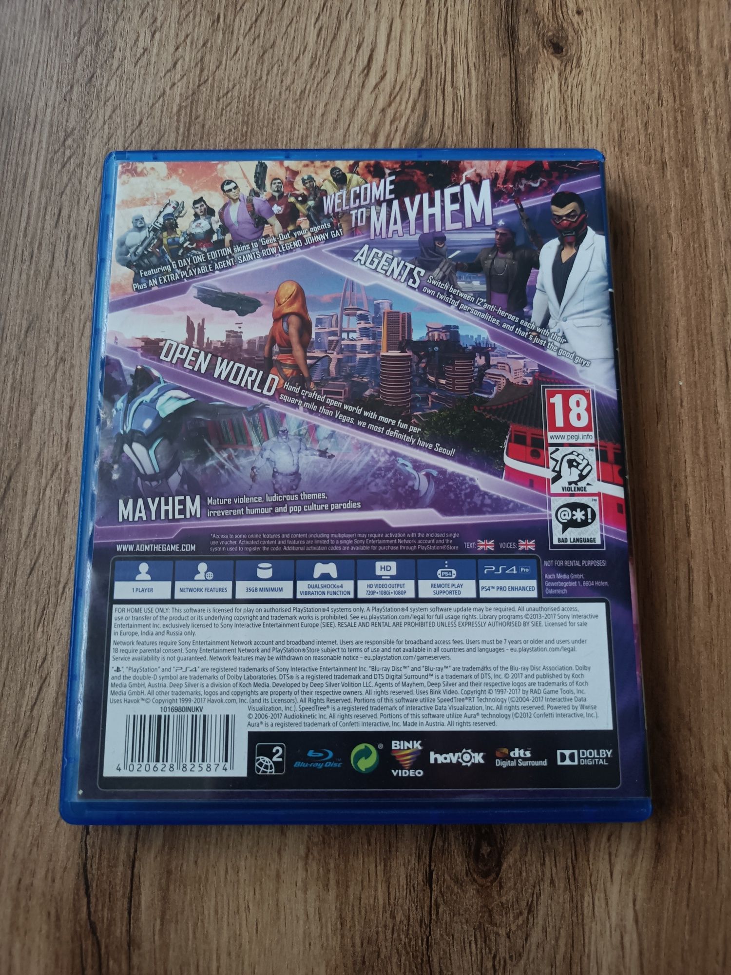 Agents of Mayhem PS4 (PL)