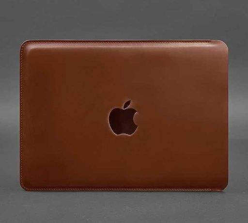 Светло-коричневый Кожаный чехол для MacBook Pro 14''