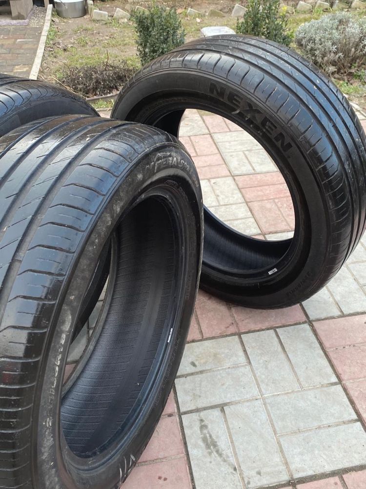 шини бу літо 225/55 r18 continental 2шт. nexen 2шт.