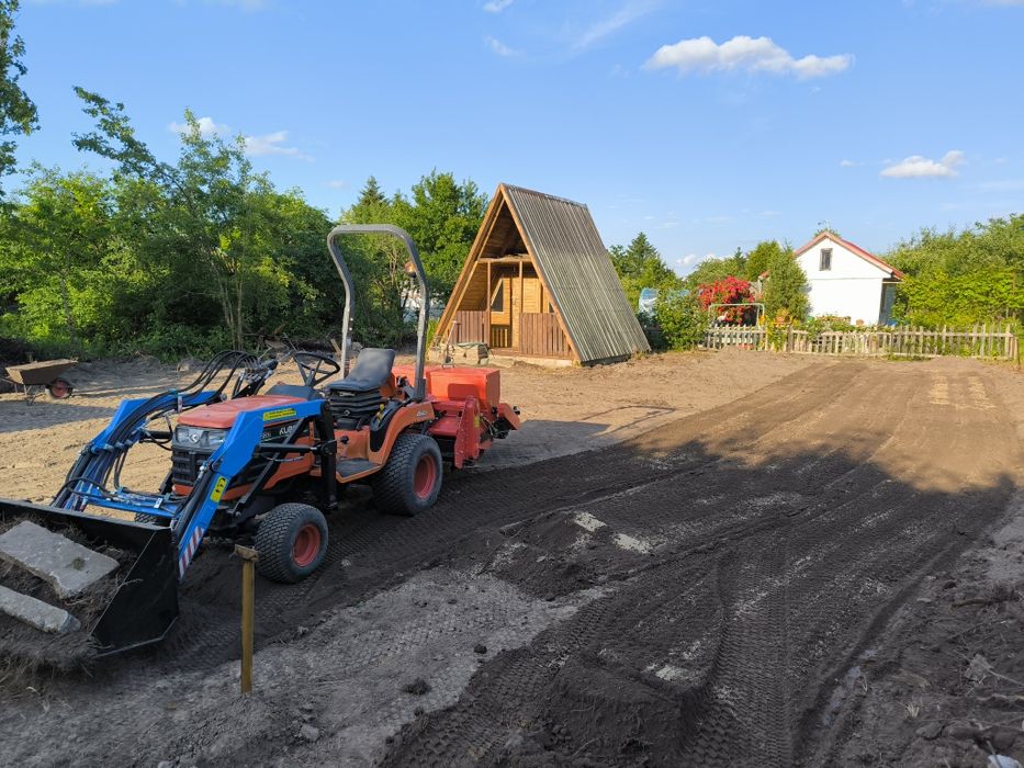 Usługi minikoparka, aranżacje ogrodów, oczyszczalnie,przyłącza wod-kan