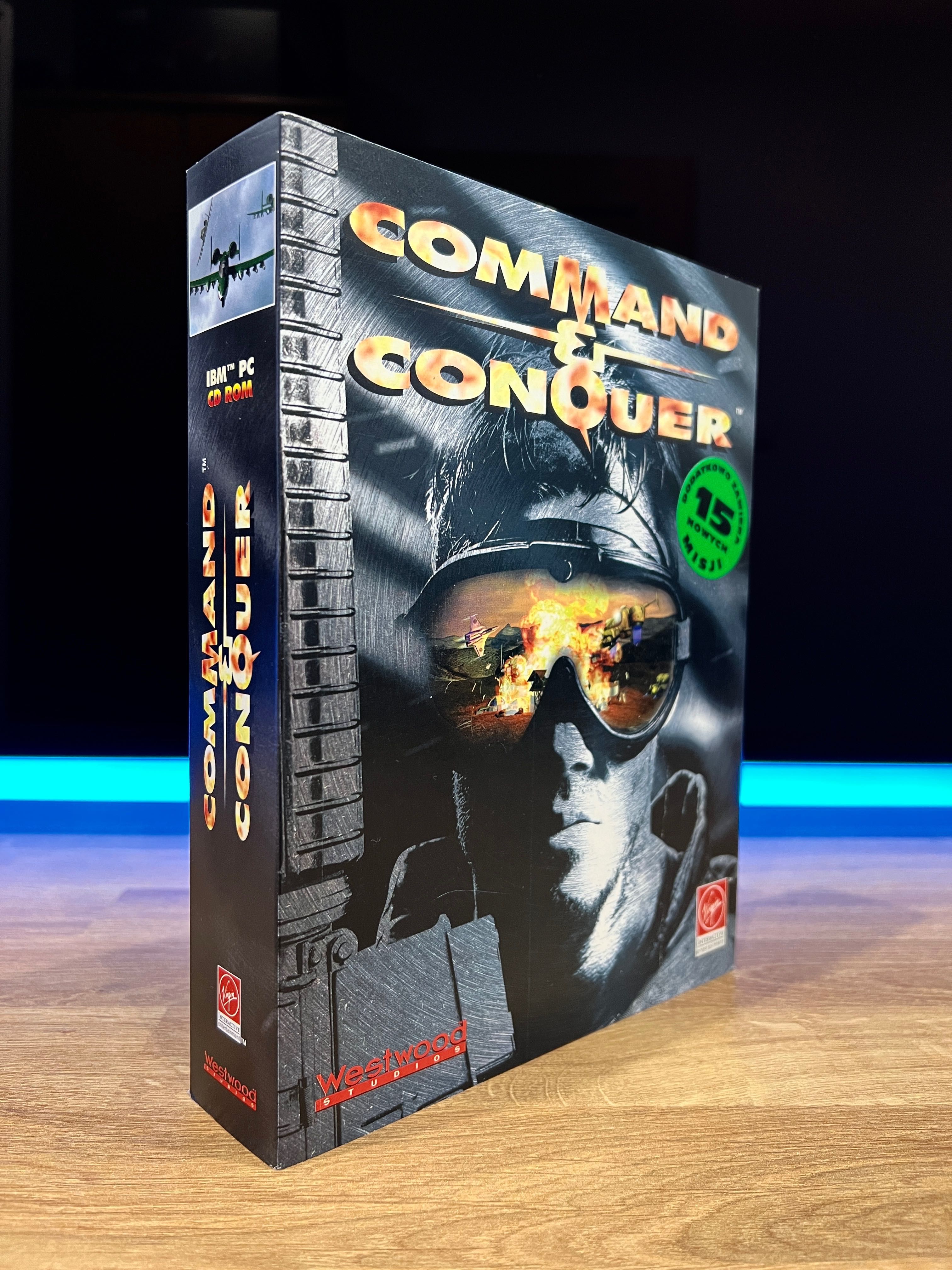 Command & Conquer 1 (PC PL 1996) BIG BOX polskie wydanie z dodatkiem