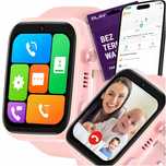 Smartwatch Dla Dzieci Zegarek Sim Gps Polski Różowy Telefon Aparat Gry