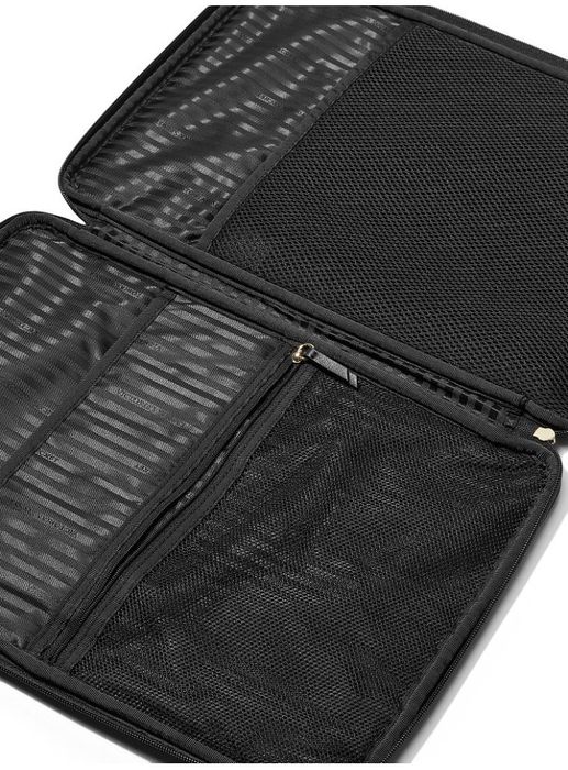 Черный чехол для ноутбука от victoria's secret - embossed monogram