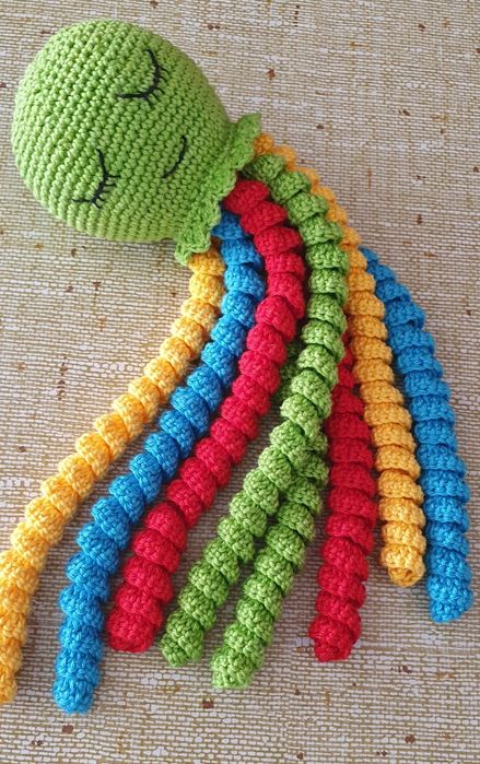 Polvo em crochê, 100% algodão