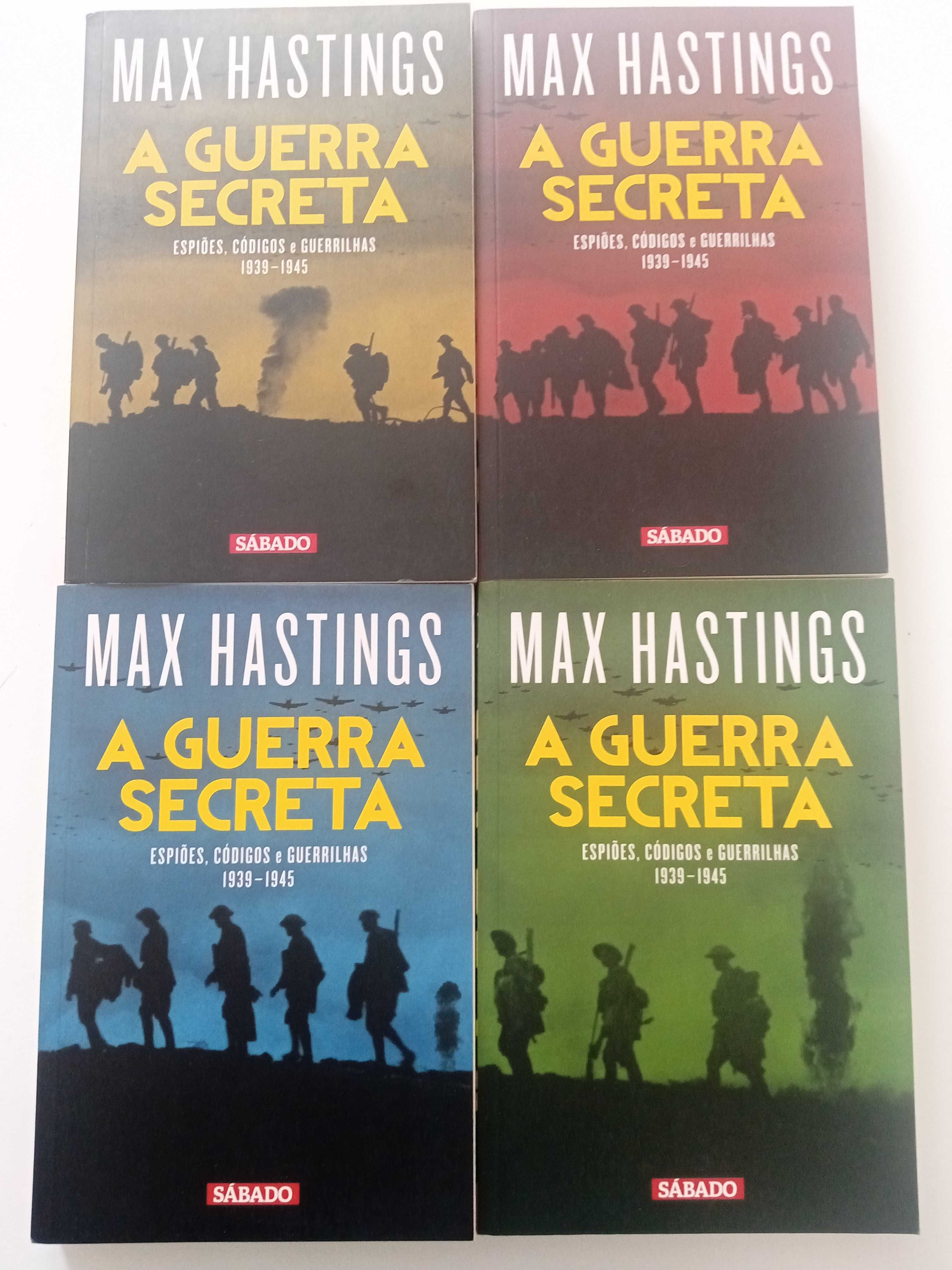 A guerra secreta, 4 volumes