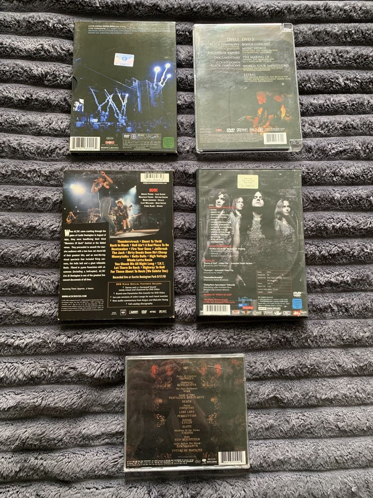 Фирменные DVD CD диски AC/DC, Judas Priest,Kreator,Within Temptation