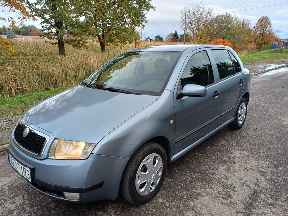 Ładna Skoda Fabia 2002r 1.2cm hatchback klima  stan techniczny bdb