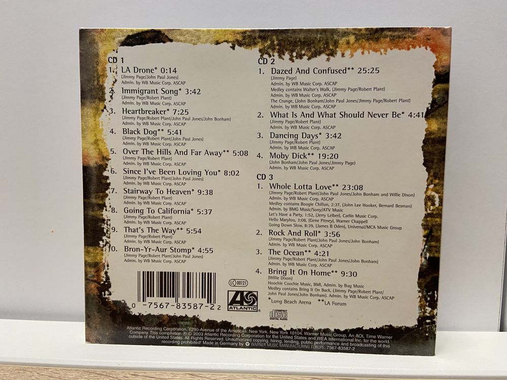 Led Zeppelin How the West Was Won, 3CD