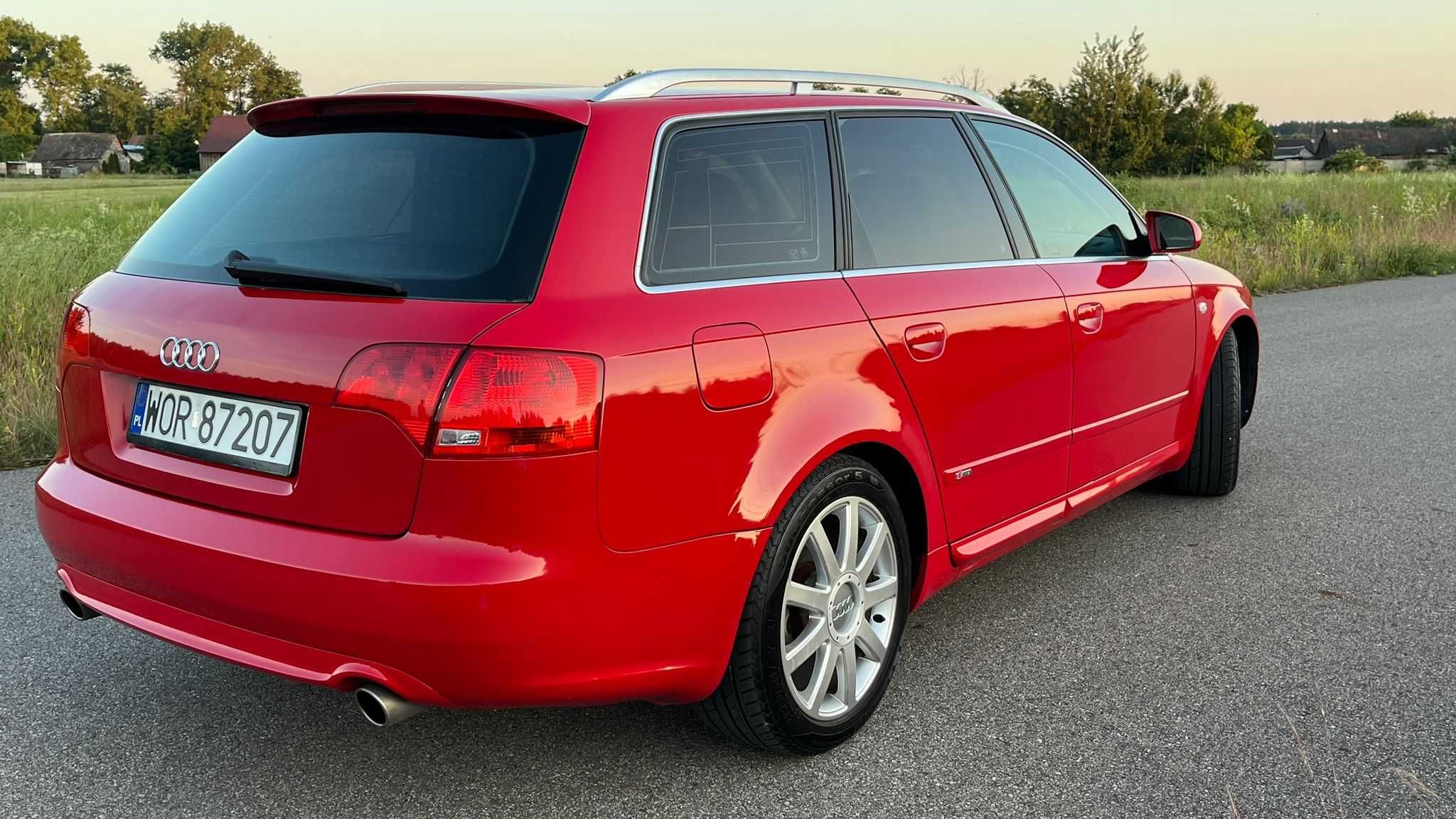 Audi A4 Audi A4 B7 1.8 turbo 163KM S-line benzyna+nowy LPG półskóra