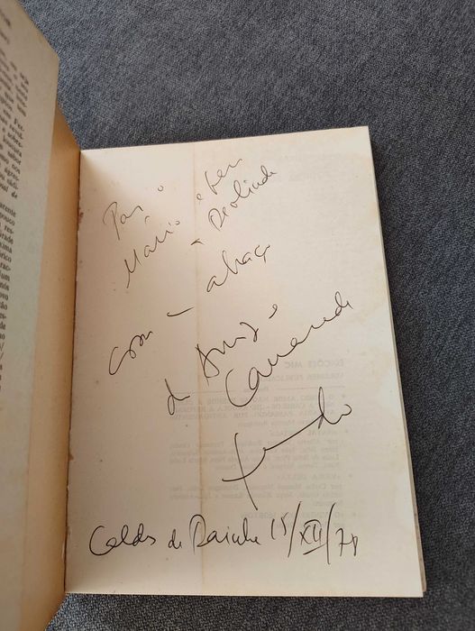 O Vinho dos Mortos - Fernando Grade (1ªed com dedicatória do autor)