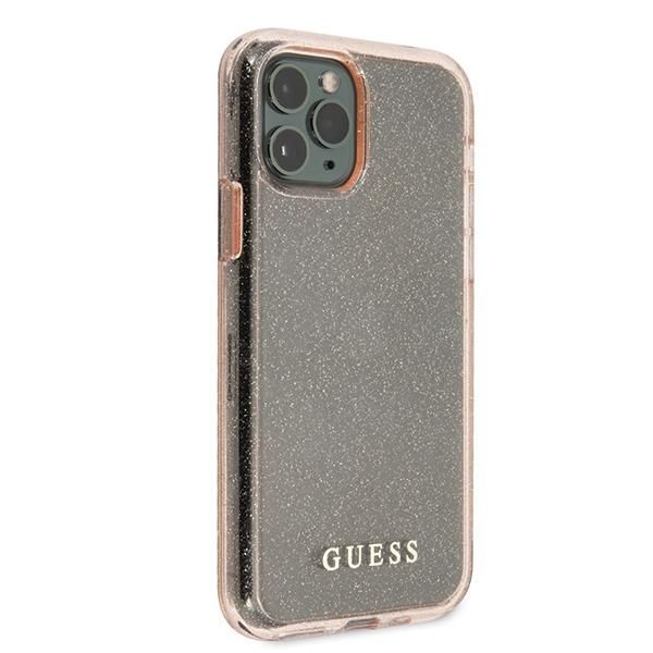 Guess Guhcn58Pcglpi Iphone 11 Pro Różowy/Pink Hard Case Glitter