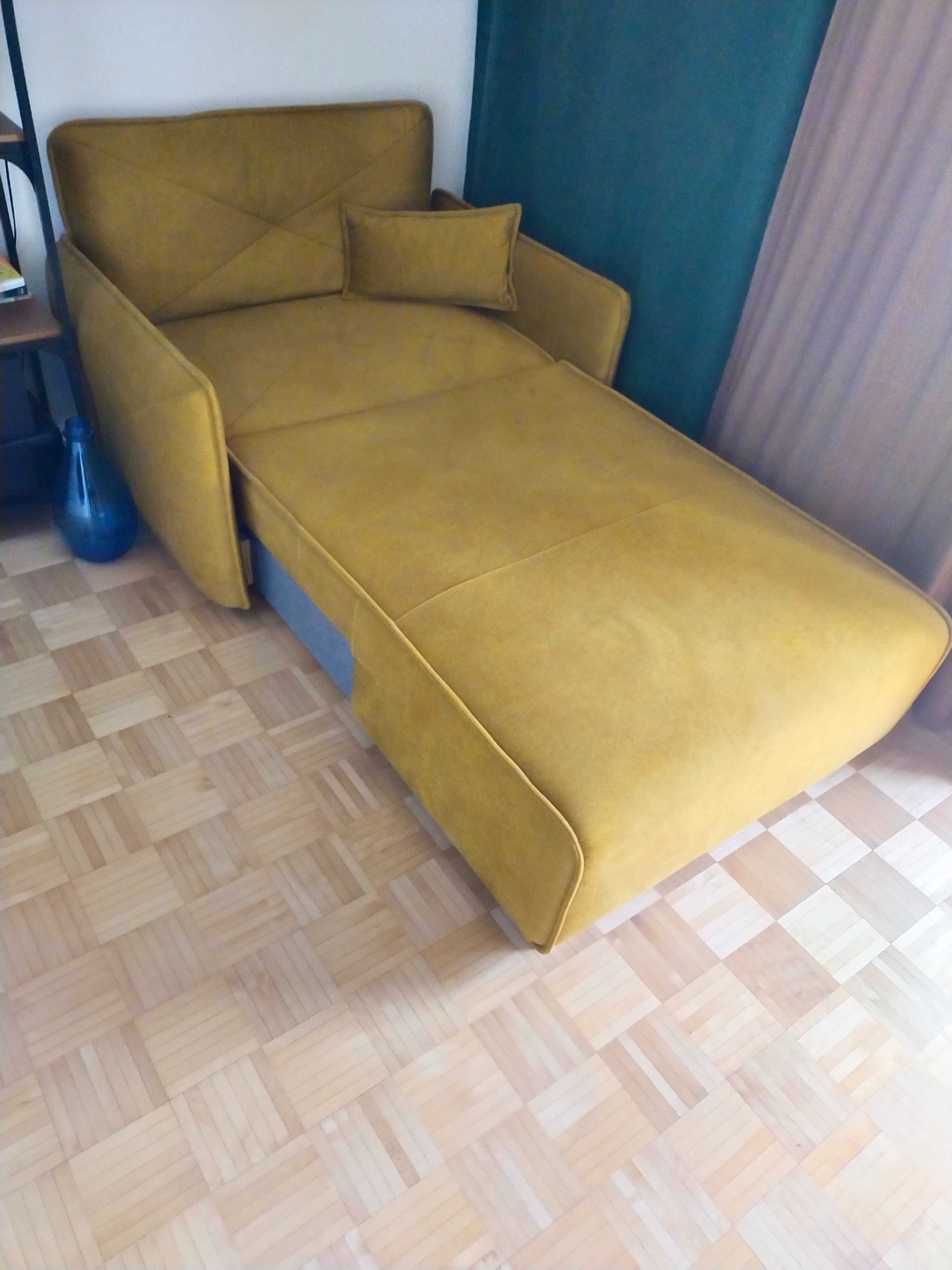 Nowy Fotel rozkładany z funkcją spania Stan Bardzo Dobry