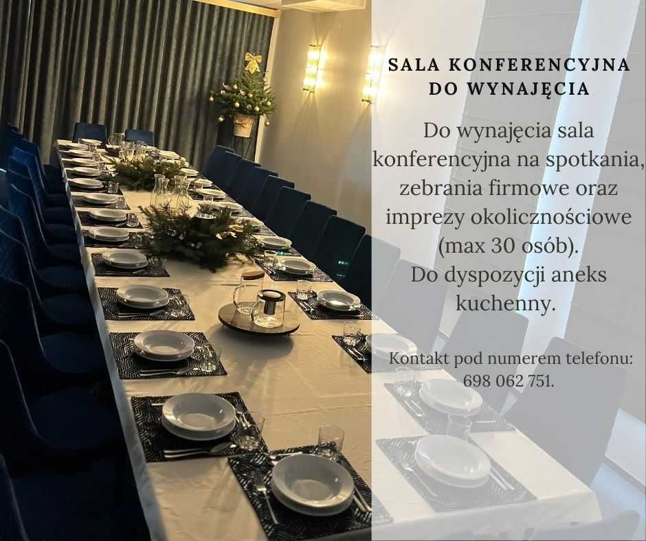 Do wynajęcia sala konferencyjna
