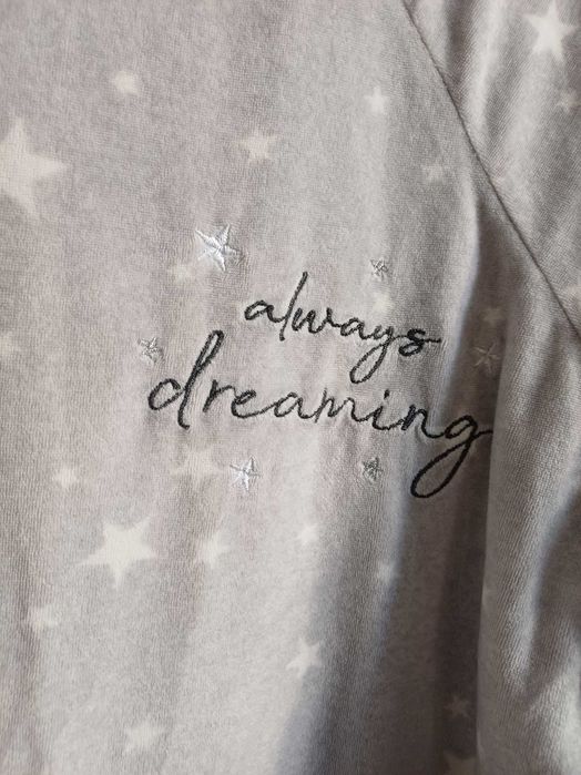 Bluzka, bluza od piżamy szara r. M/L