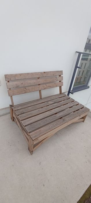 Ławka z palet 115 x 75 x 79 cm