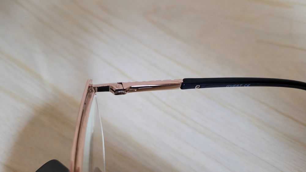 очки для зрения в металлической оправе (полуоправе)blueblocker