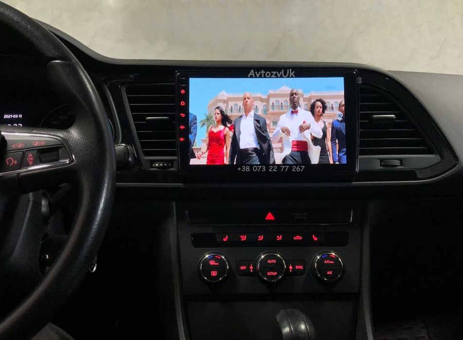 Android 14 LEON Seat ATECA GPS Сеат Леон Атека 2 din CarPlay Магнитола