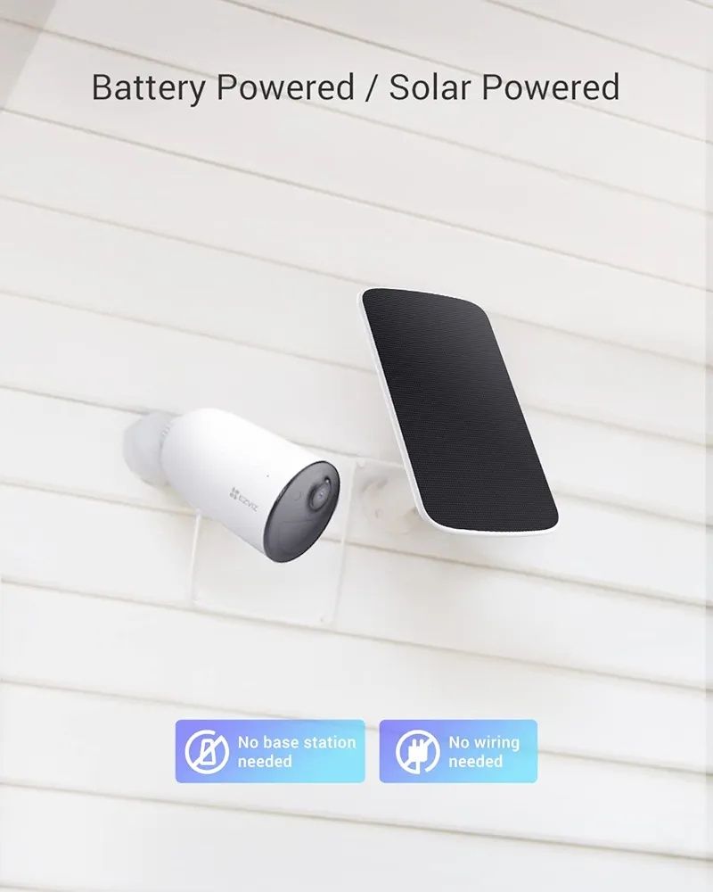 EZVIZ CB3 kamera WiFi 1080p bateria PIR kolor noc IP65 SD H.265 audio