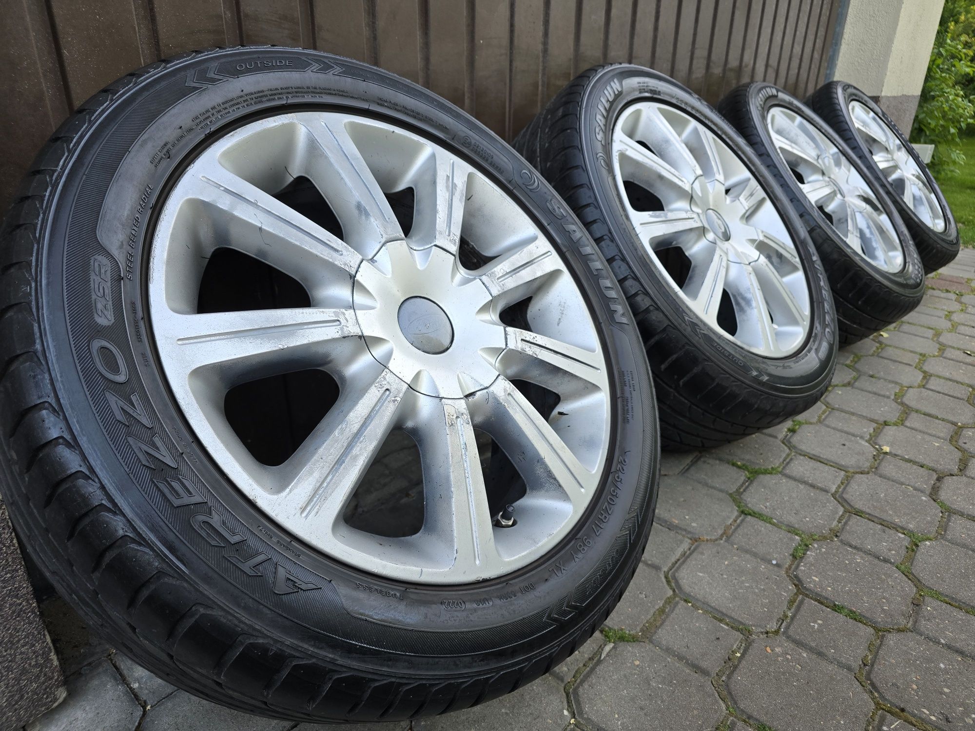 Felgi z oponami 225/50R17 Ford Galaxy 5x108  C-Max S-max Kuga Mondeo