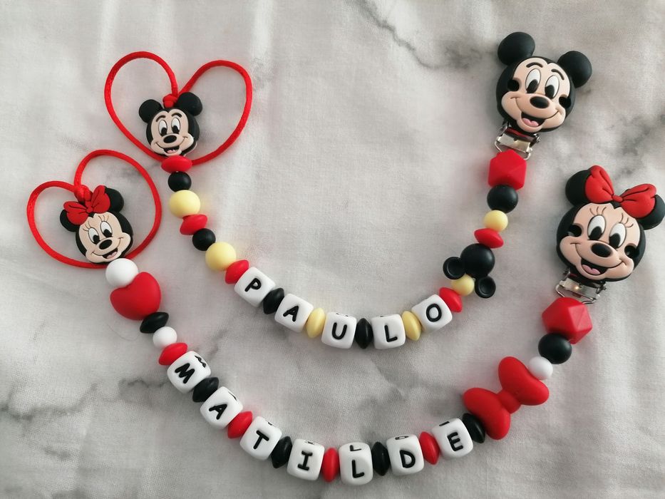 Prendedor de chucha personalizado em silicone alimentar