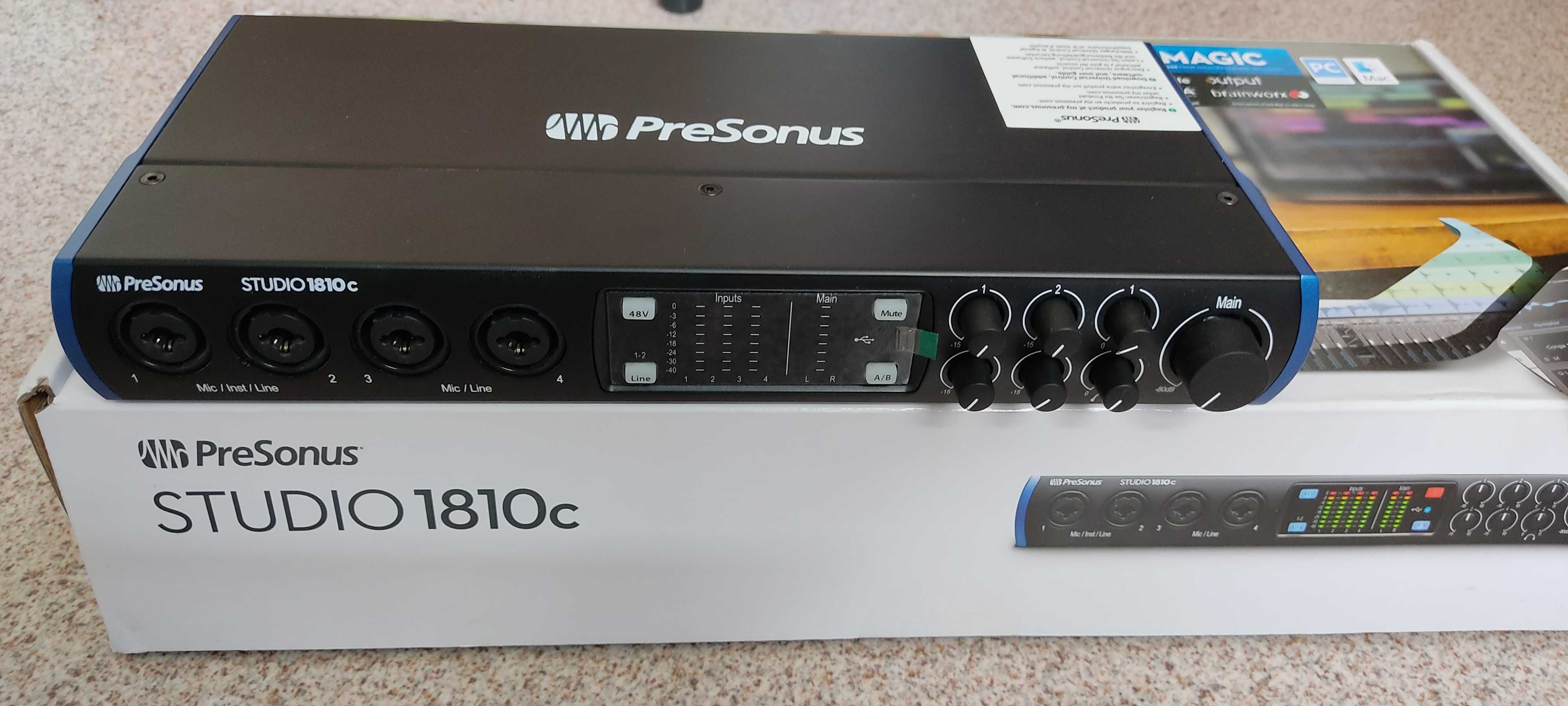 Presonus Studio 1810c НОВАЯ USB аудиоинтерфейс, Звуковая карта