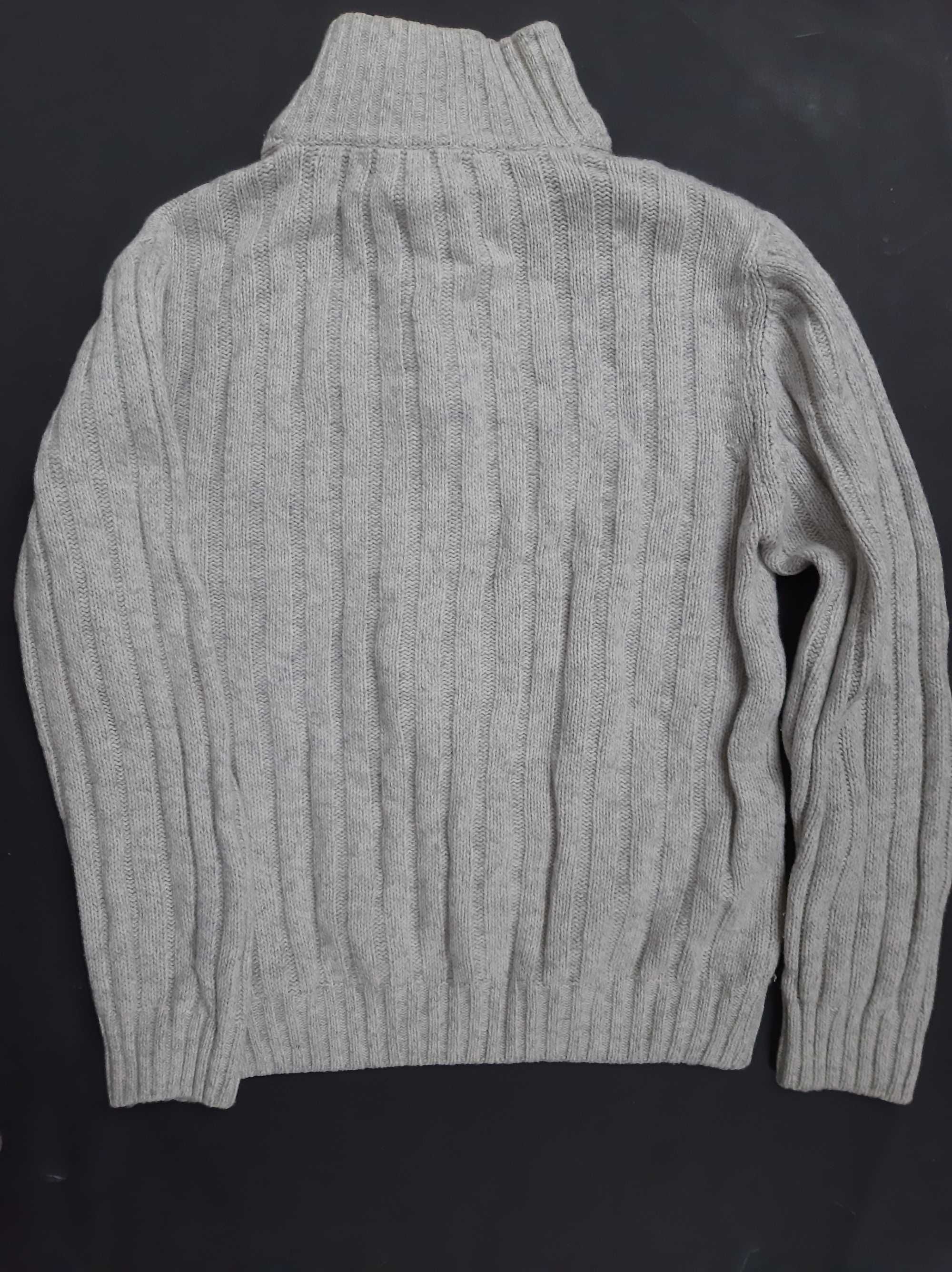 Sweter Wełniany Męski rozmiar L