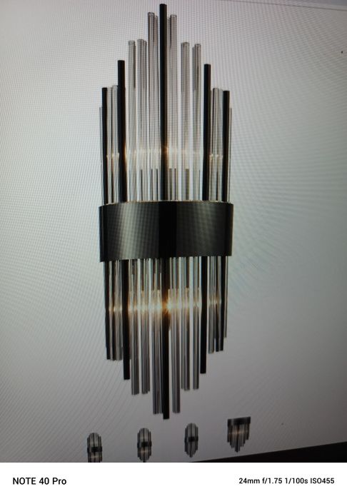 Lampa ścienna Draco czarna 60 cm Step into Design