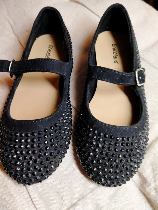 Czarne balerinki r.27