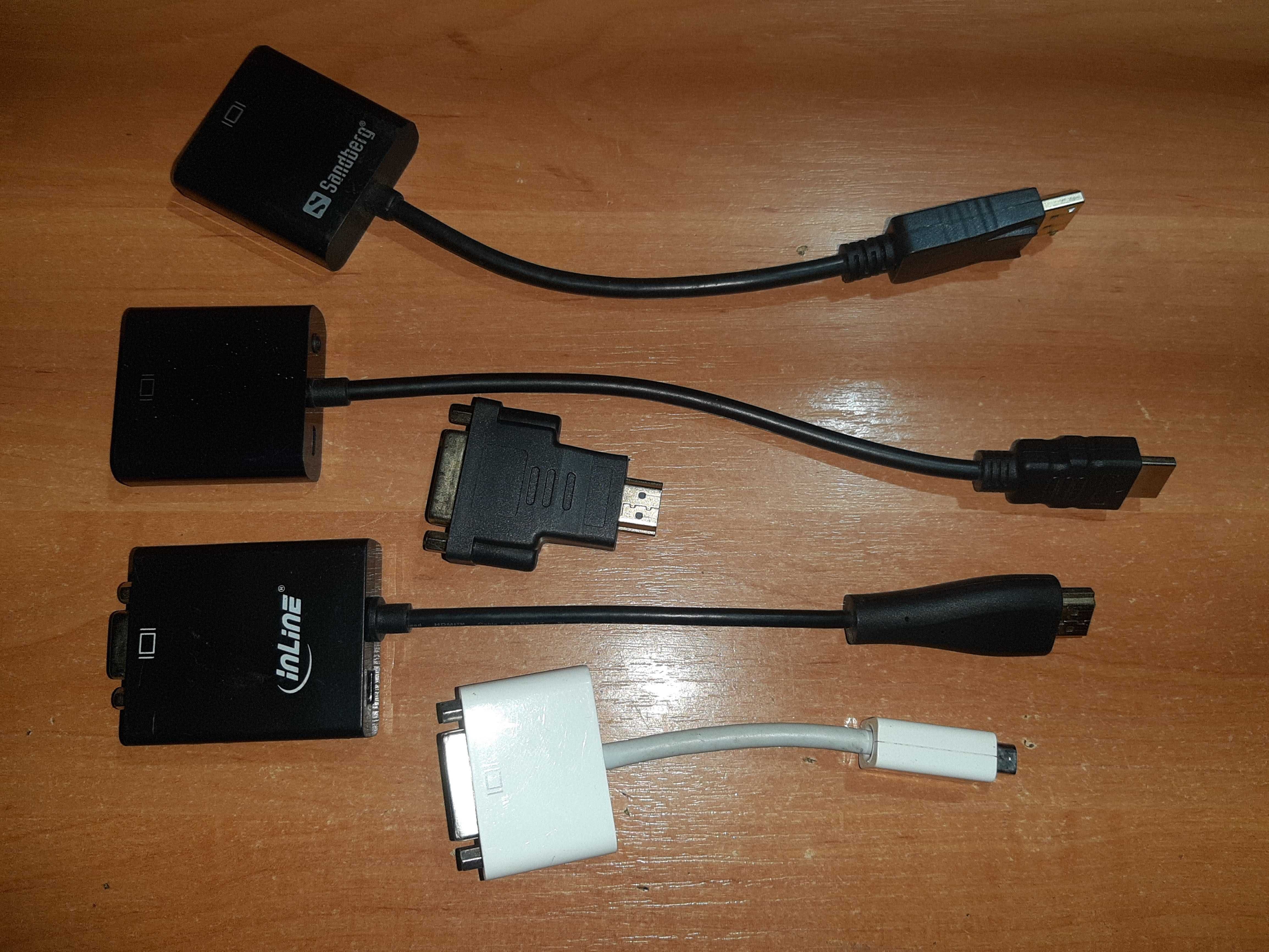 Перехідники DVI DP VGA HDMI APPLE привезенні з закордону