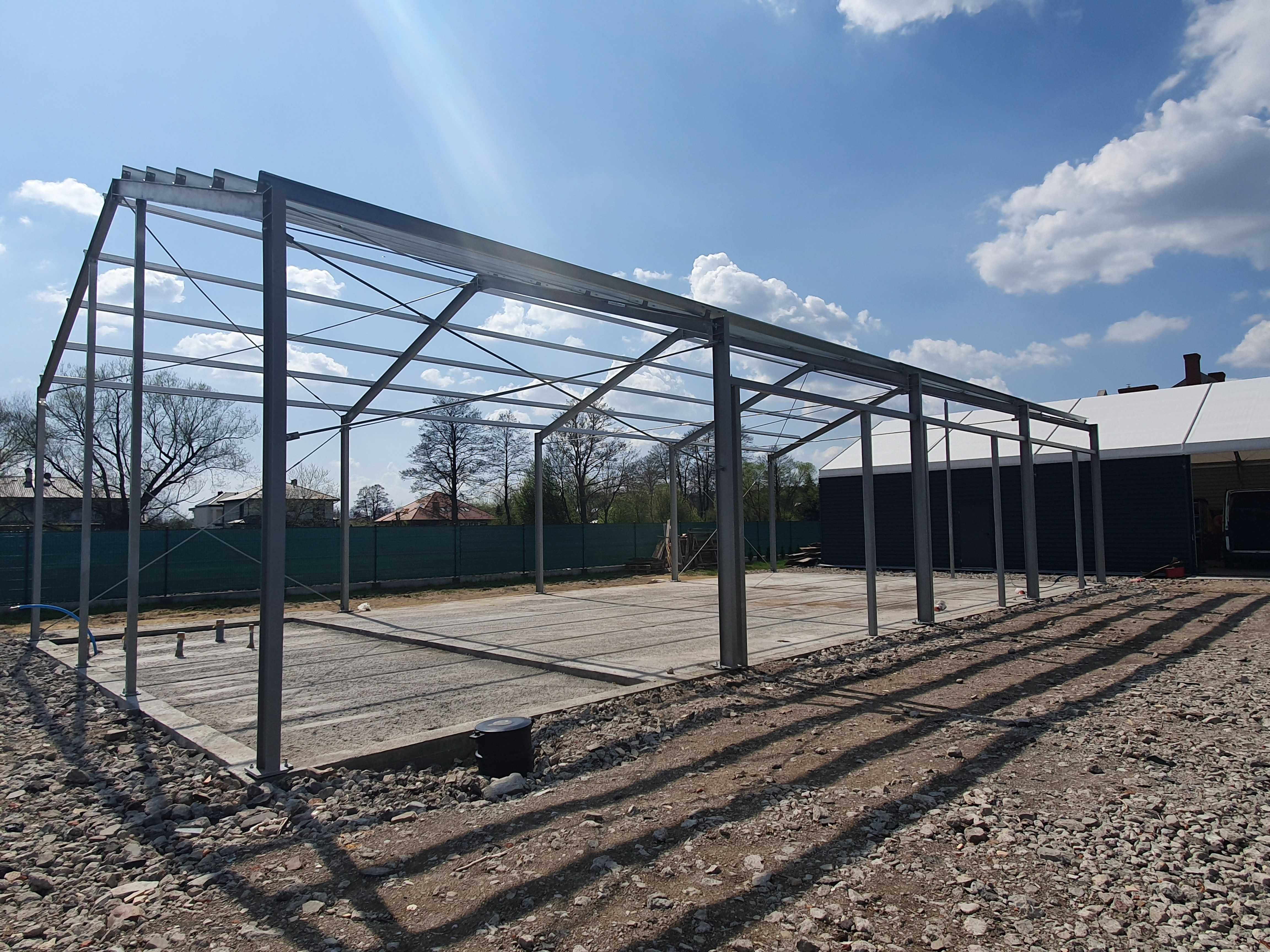 Konstrukcja Hali 18x50x6m 900m2 Konstrukcje stalowe hale PRODUCENT