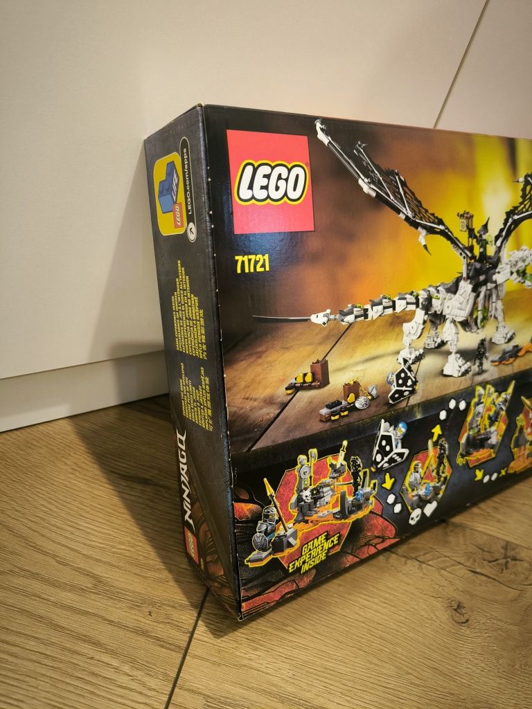 LEGO 71721 Ninjago smok szkieletowego czarnownika nowy niekompletny