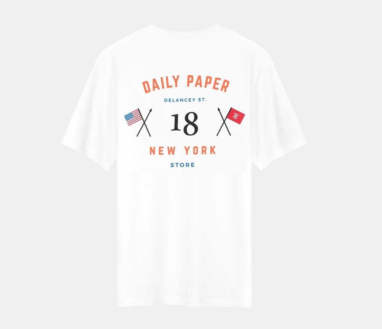 T-shirts Daily Paper White Amesterdam/White New York