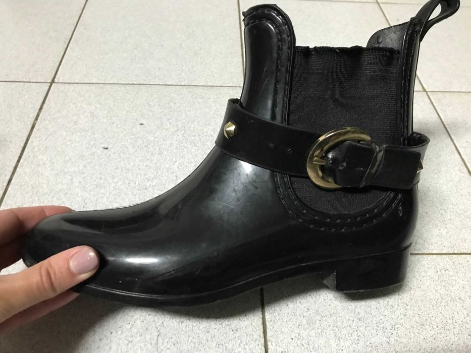 Botins/Botas pretos, Tamanho 37