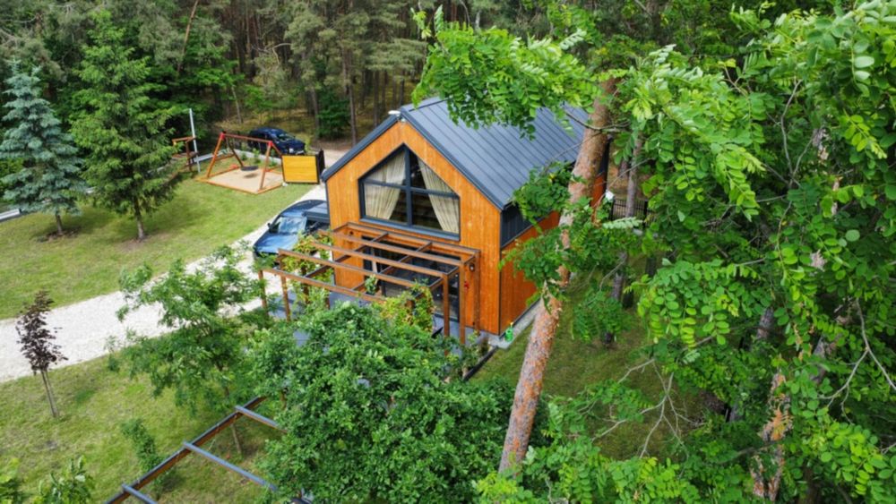 Domek na wynajem Hubertówka w klimatycznym miejscu w Bibiannie