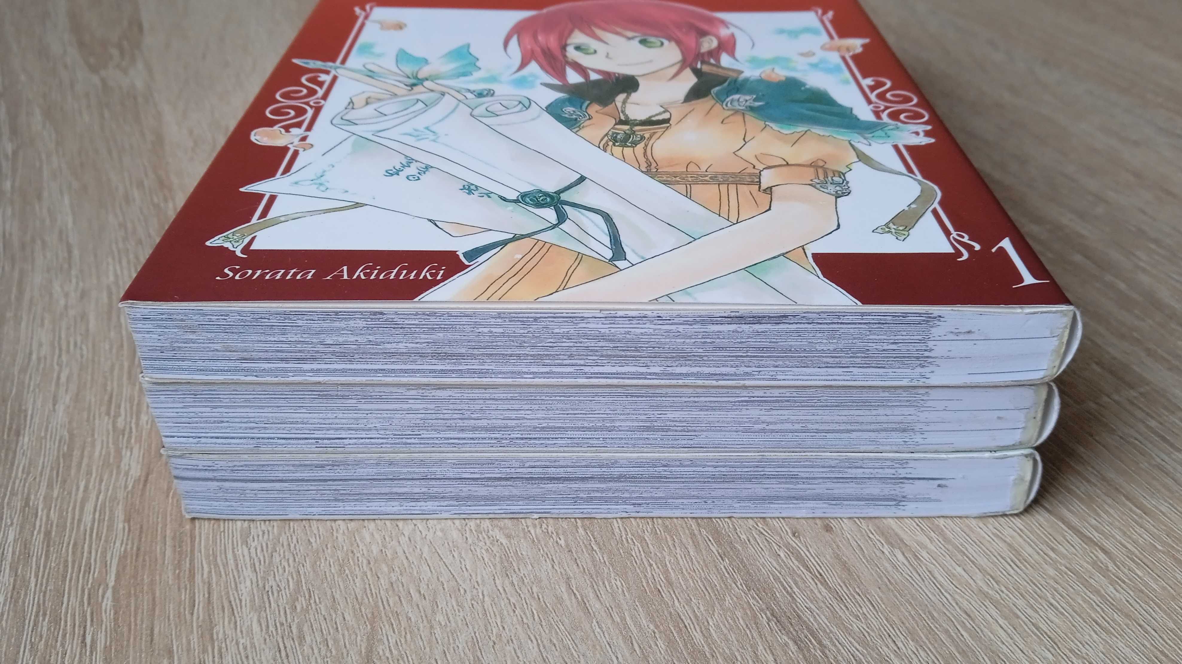 Manga Shirayuki: Śnieżka o czerwonych włosach - tomy 1-3