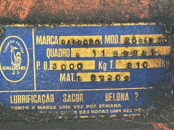 Reboque Galucho PB3000 - Basculante