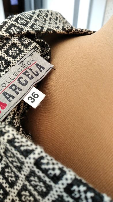 Piękna złota tunika oversize jak nowa ciążowa s 36
