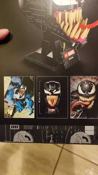 Zestaw LEGO 76187 , głowa Venom , Marvel , nowe