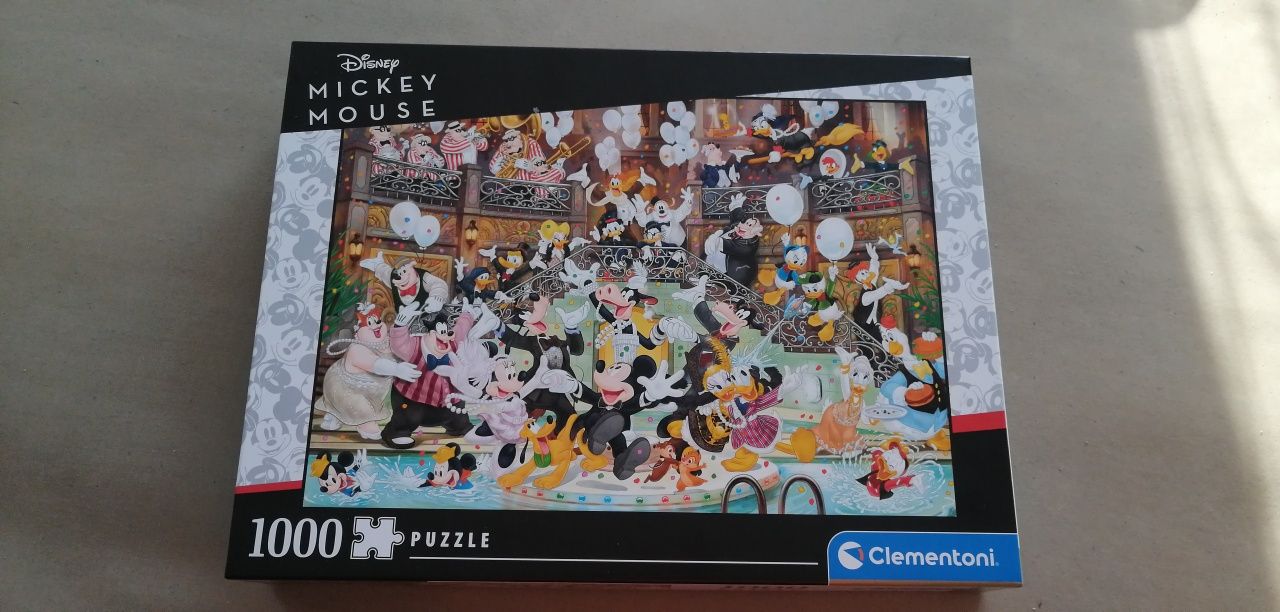 Puzzle Clementoni Disney gala Mickey Mouse 1000 kompletne