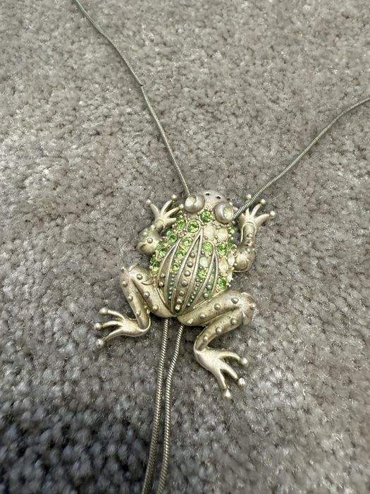 Підвіска жабка біжутерія